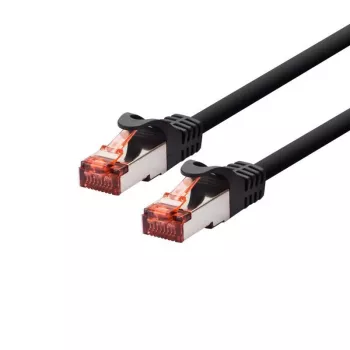 Netzwerkkabel LOGON TCF66F150BL — Cat6a F/UTP (FTP), RJ-45 auf RJ-45, 15 m, Schwarz