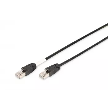 Digitus Netzwerkkabel CAT 6 S/FTP Outdoor-Patchkabel RJ-45 Cat6 10 m Schwarz
