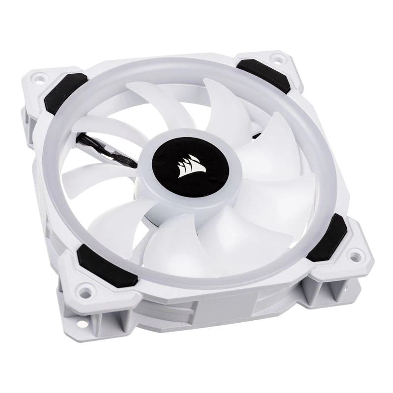 CORSAIR LL120 RGB 120mm Weiß PWM Gehäuselüfter 3er-Pack