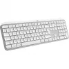 Logitech Master Series MX Keys S für Mac - Tastatur - Vollformat - hintergrundbeleuchtet - kabellos - Bluetooth LE - AZERTY - Französisch - Hellgrau (920-011626)