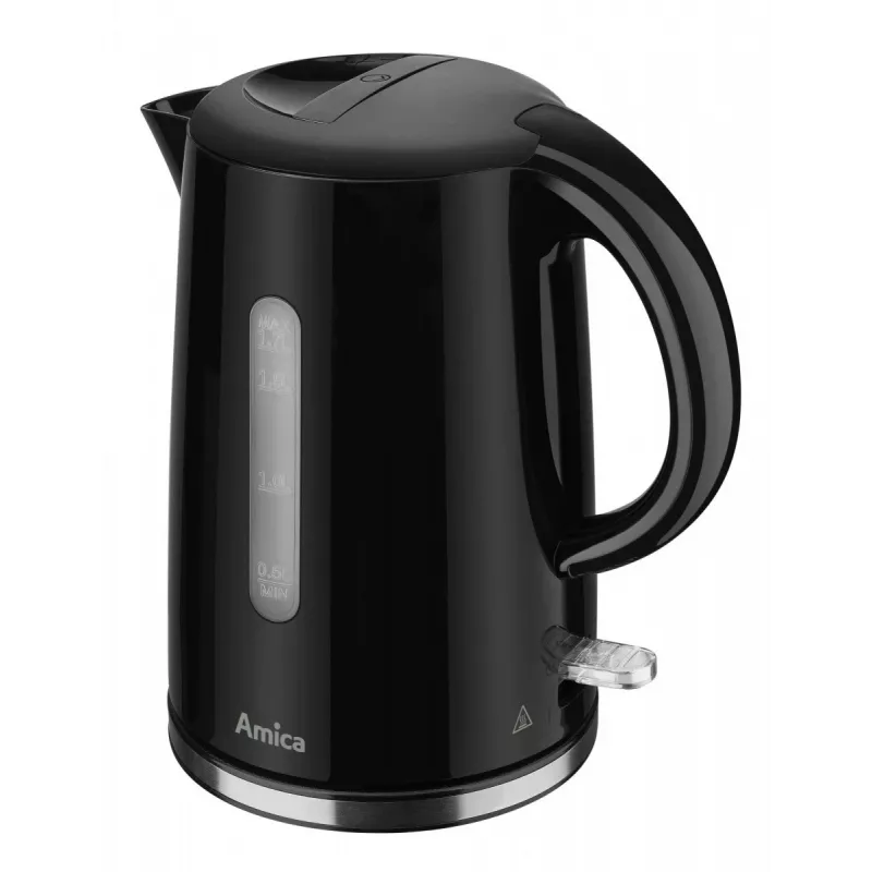 Amica KF1002 Wasserkocher, 1,7 L, Schwarz