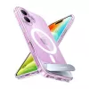 Torras Pstand Series Hülle für iPhone 16 Plus — transparente Schutzhülle mit integriertem Kickstand