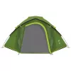 Coleman Dome Tent Darwin 4 Plus Blackout — 4-Personen-Tunnelzelt mit Vorraum, Dunkelgrün/Hellgrün