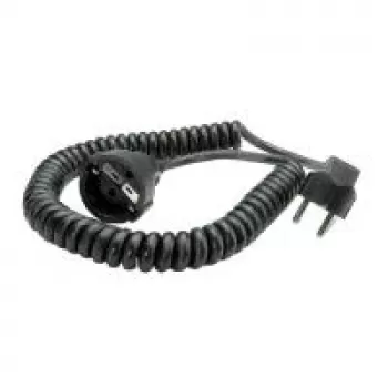 Netzkabel Bachmann 672.181 Schwarz 4 m