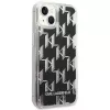 Karl Lagerfeld KLHCP14MLMNMK iPhone 14 Plus 6.7 Hartschale schwarz / schwarz Liquid Glitter Monogram