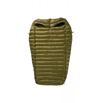 Schlafsack Pajak Quest 4Two Olive — zweipersonen-Mumien-Steppdecke