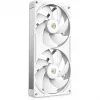 NZXT F280X RF-U28PN-W1 RGB 280-mm-Gehäuselüfter, 140 mm, 2400 U/min, 41 dB, weiß