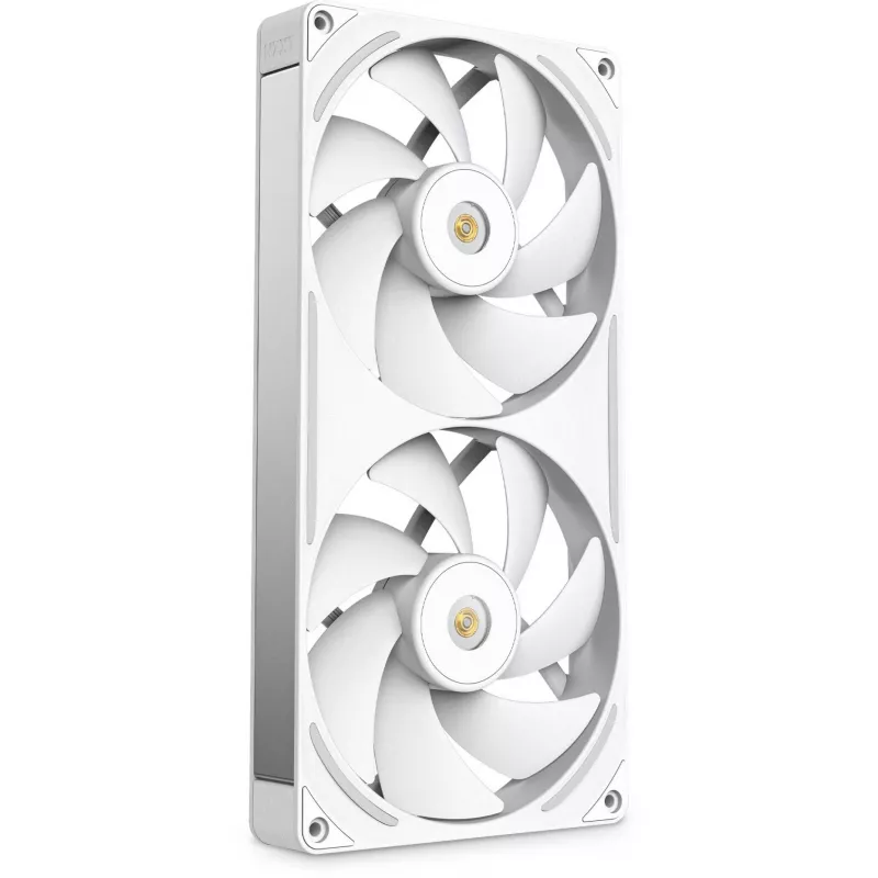 NZXT F280X RF-U28PN-W1 RGB 280-mm-Gehäuselüfter, 140 mm, 2400 U/min, 41 dB, weiß