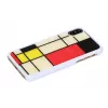 iKins Mondrian Hülle für iPhone XS/X, Weiß, K1624H