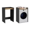 Top e Shop POLA Waschraum-Schrank für Waschmaschine – Anthrazit / Artisan Eiche