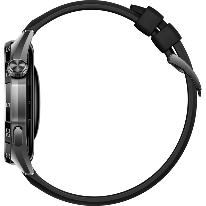 Huawei WATCH GT 6 46 mm Smartwatch, 1,47" AMOLED 466 x 466, Touchscreen, GPS, 64 GB, schwarzes Fluorelastomer-Armband