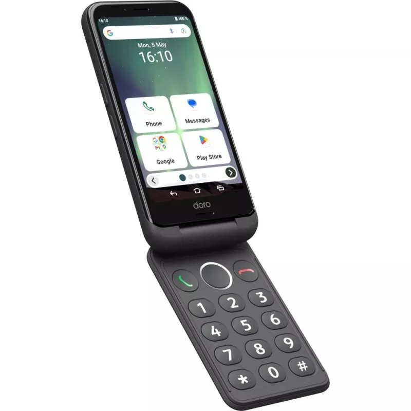 Doro Aurora A20 Seniorensmartphone, 4,5 Zoll, 64GB, Graphit