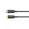 Unitek C11072BK-20M HDMI 2.0 AOC Glasfaserkabel 20 m, 4K 60 Hz, Schwarz