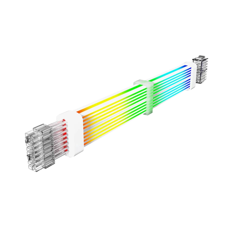 Gamemax PSU-Verlängerungskabel VGA/CPU 2x8PIN-W, Weiß
