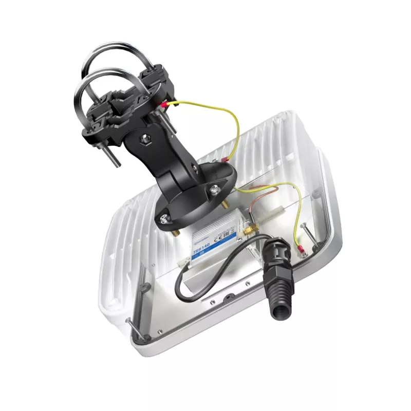 QuWireless QuMax A140M-A Richtantenne LTE für Teltonika TRB140, PoE/LAN, 6 dBi, IP67, Weiß