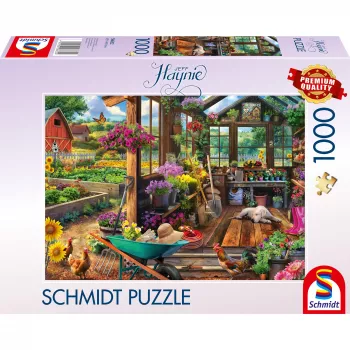 Jeff Haynie: Gartenhaus, Puzzle 1000 Teile