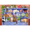 Jigsaw puzzle Ravensburger Feel Well & Puzzle Cats on the Shelf – 200 pieces