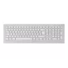 CHERRY DW 8000 Tastatur Maus enthalten Büro RF Wireless Französisch Silber, Weiß