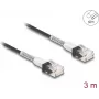 DeLOCK Netzwerkkabel RJ45 Cat.6A 3m Schwarz