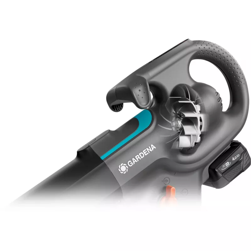 Gardena PowerJet Collect 18V P4A Solo Akku-Laubsauger/-bläser, Grau/Schwarz, 14895-55