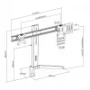 White Shark GMS-3202 RHAMSES-II Dual-Monitor-Tischhalterung, 17-27 Zoll, 2x7 kg, VESA 75x75/100x100