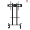 Maclean MC-739 professioneller TV-Rollwagen, 32-65 Zoll (165,1 cm), max. 40 kg, VESA bis 400x600, Schwarz