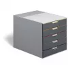 Durable VARICOLOR 5 Schubladenbox, 5 Schubladen, Mehrfarbig