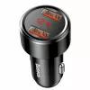 Baseus Magic CCMLC20A-01 Kfz-Ladegerät, 2x USB-A QC 3.0, 45 W, 6 A, Spannungsanzeige, schwarz