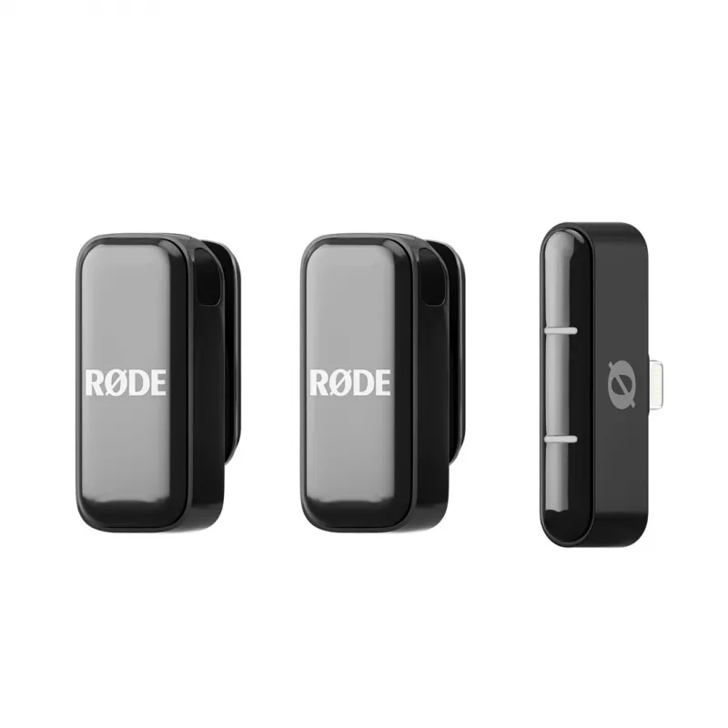 Drahtloses Mikrofonsystem Rode Wireless Micro Lightning — omnidirektional, 48 kHz, 24-Bit, 100 m Reichweite, 7 h Batterie