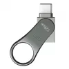 Silicon Power Mobile C80 128 GB USB-Stick, USB Typ-A / USB Typ-C, USB 3.0 (3.1 Gen 1), Titan