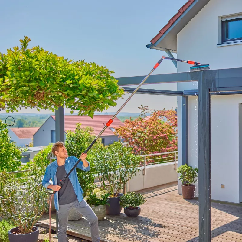 Gardena Cleansystem Teleskop-Stiel M-XL, 155–260 cm