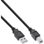 InLine USB 2.0 Kabel A auf B, Schwarz, 70 Stück Bulk Pack (B-34502X)