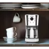 Blaupunkt CMD802WH Display 1,5 l silberne Filterkaffeemaschine