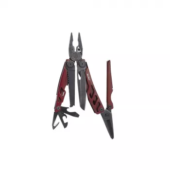 NexTool FLAGSHIP Pro NE20279 16-in-1 Multitool, rot, mit Gürteltasche