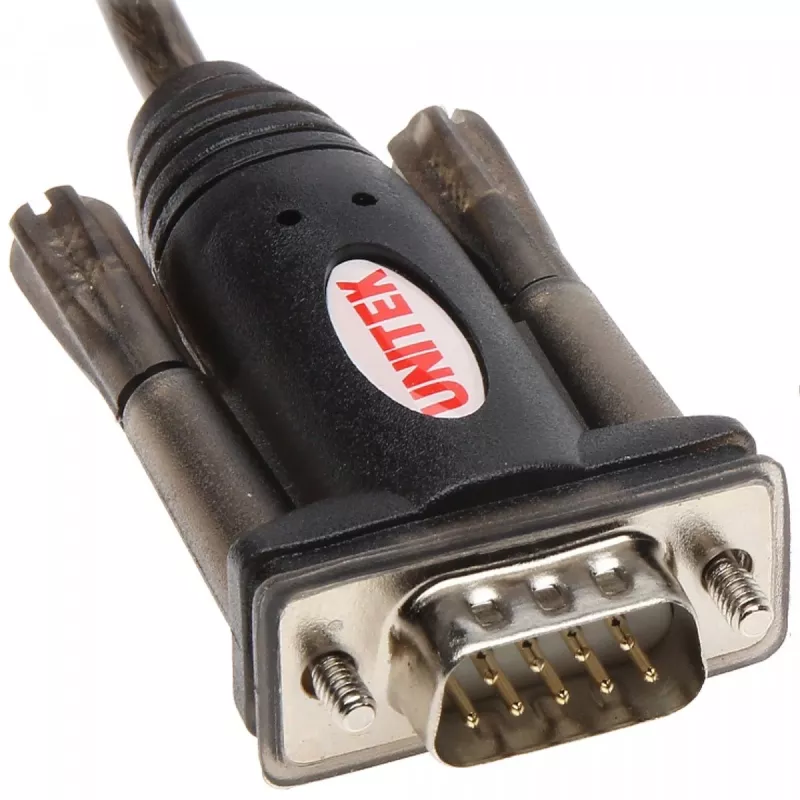 UNITEK Y-105 serielles Kabel Schwarz 1,5 m USB Typ-A DB-9