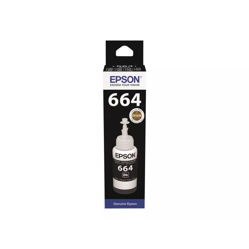 Ink Bottle Epson T6641 70ml Schwarz