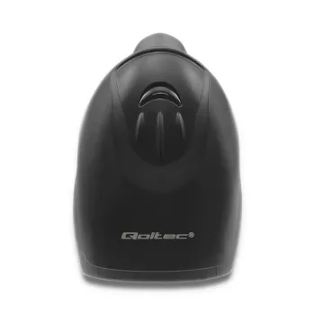 Hand-Barcodeleser QOLTEC 50868 — 1D/2D-Laserscanner, USB kabelgebunden & kabellos, Arbeitsabstand 600 mm, schwarz