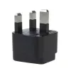 Maclean MCE154 Netzstecker-Adapter, EU-Steckdose auf UK-Stecker, Schwarz
