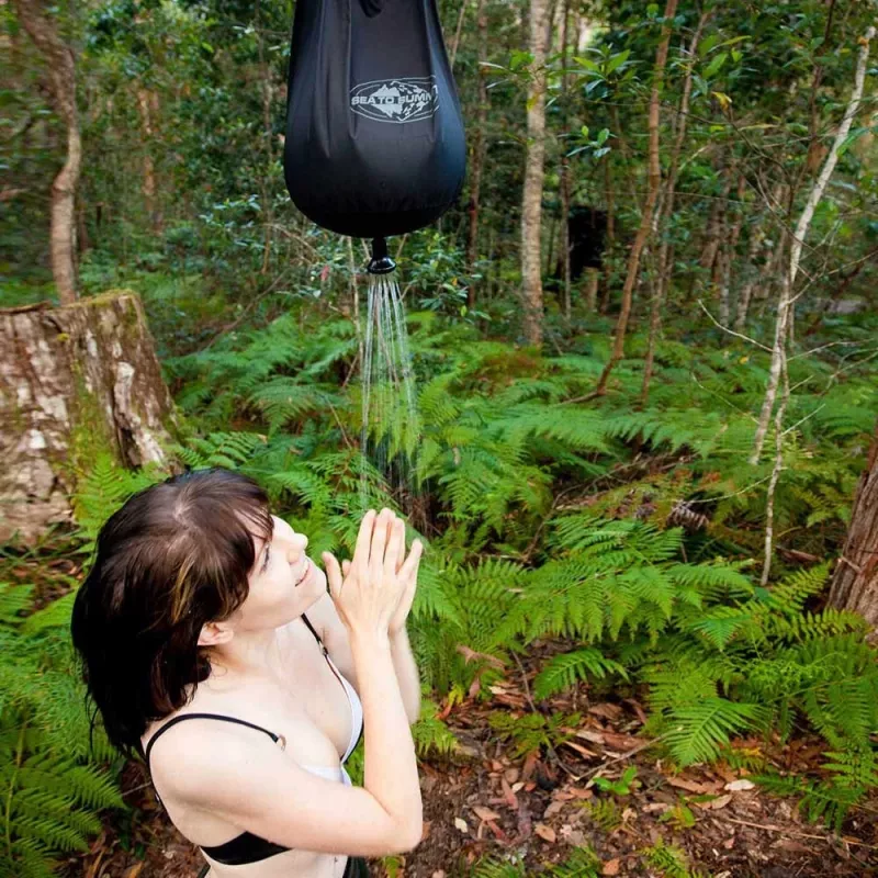 Sea to Summit Pocket Shower APSHOWER/UNI/UNI tragbare Camping-Dusche, 10 l