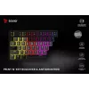 Gaming-Tastatur Savio SAVGK-PHENIX RED PUDDING mechanisch RGB Wireless