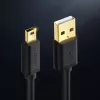 USB-Kabel UGREEN US132 Mini-USB 1 m — schwarz, 480 Mbit/s, schnelles Laden