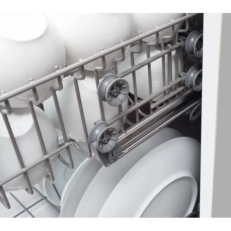 Amica DFM41E6qWMG freistehender Geschirrspüler, 10 Maßgedecke, 6 Programme, 49 dB, Energieklasse E, weiß