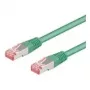 Wentronic Goobay CAT 6 Patchkabel, S/FTP (PiMF), Grün, 15 m - LSZH halogenfrei, Kupfer (68295)