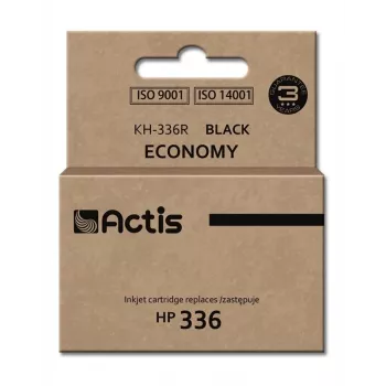 Tintenpatrone ACTIS KH-336R kompatibel für HP, schwarze Pigmenttinte, 9 ml, Standard-Reichweite, Einzelpack
