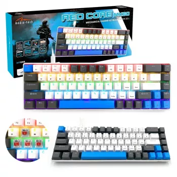 Media-Tech MT1259 Red Core MX60 mechanische 60-%-Gaming-Tastatur