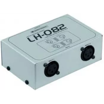 Stereo-Leitungstrenner Rack 19 Zoll Omnitronic LH-082 2-Kanal