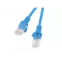 LANBERG Netzwerkkabel Cat5e U/UTP RJ-45–RJ-45 Blau 1 m, CCA-Leiter