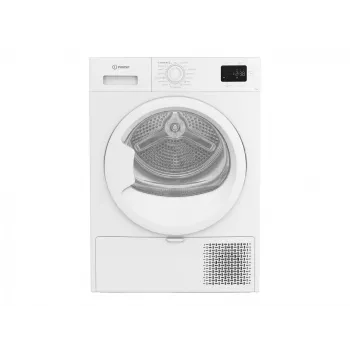 INDESIT Wäschetrockner | C YSD 83D WW EE | Energieeffizienzklasse D | Frontlader | 8 kg | Wärmepumpe | LED | Tiefe 54,5 cm | Weiß