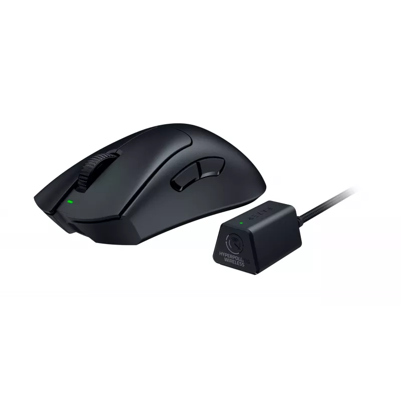 Razer DeathAdder V3 Pro Wireless Gaming-Maus mit HyperPolling Dongle, Schwarz