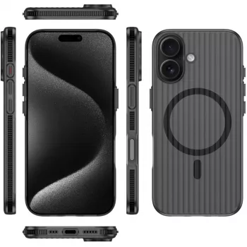 Cover 4smarts 541639 für iPhone 17 16 cm (6,3 Zoll) Schwarz Transparent